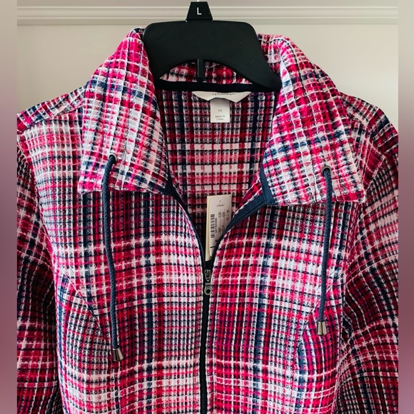 NEW CJ BANKS JACKET FULL ZIP UP SIZE 1X - Picture 2 of 6